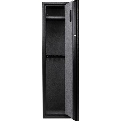 4.33 Cu Ft Digital Keypad Safe For Rifles - Secure Storage Option. Ample Room Rifles, Ammo And Accessories. Versatile Home Business Settings. Black Steel Finish Solution.