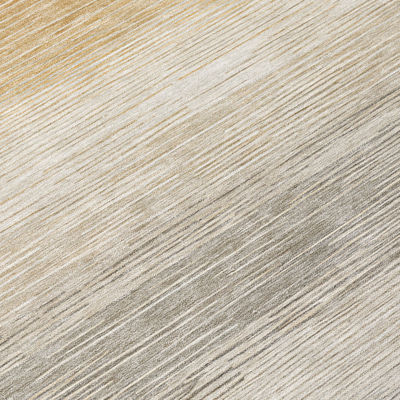 Machine Washable Indoor/Outdoor Chantille ACN2891 Striped Rug, Taupe, 5' x 7'6"