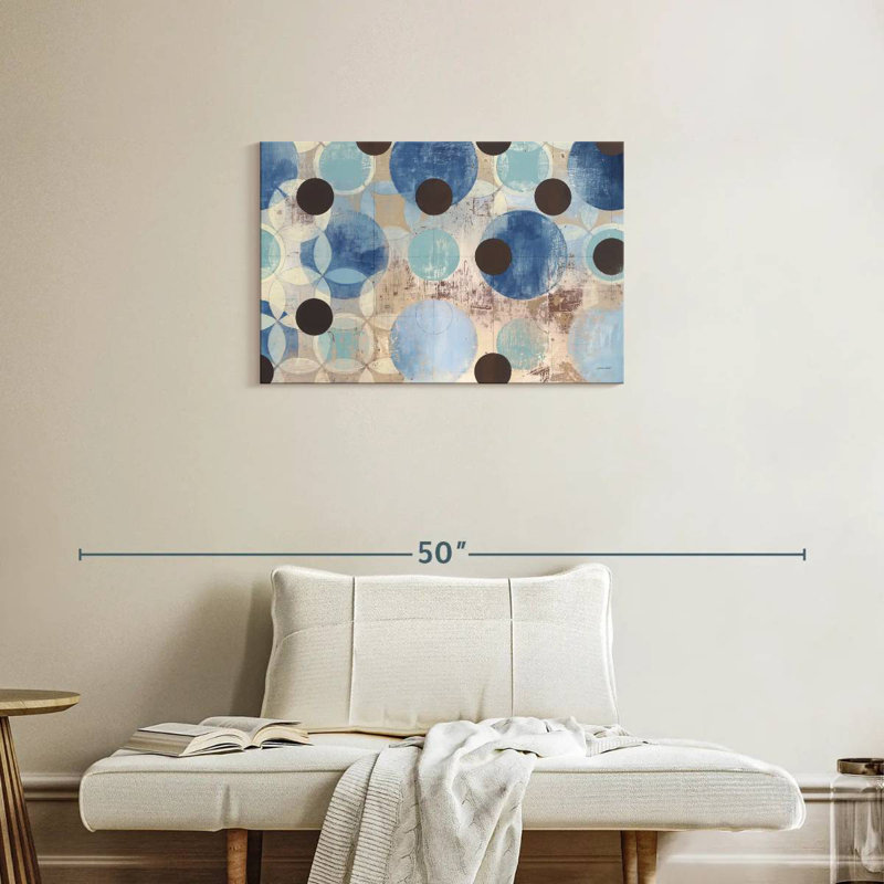 Avery Blue Dots, 20" H x 30" W
