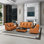 Mayfair 3 Piece Leather Living Room Set