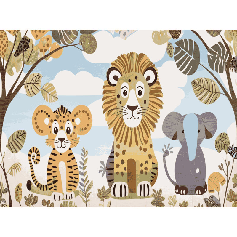 Tapis pour enfants East Urban Home, Rectangulaire 8 pi x 12 pi