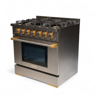 36 In. 6 Burner Freestanding Professional Gas Range