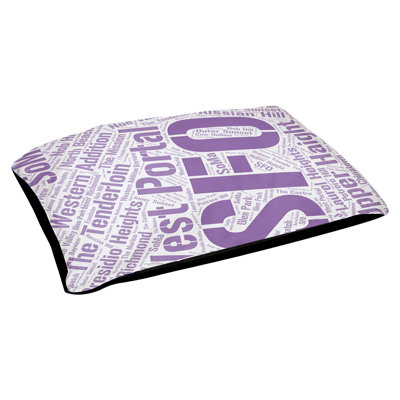 Coussin de chien « districts »