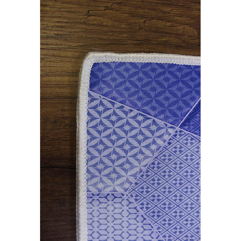 Stylish Woven Carpet, 100% Polyester, 4.0 x 5.9 Feet | 3D Digital Printing, Antibacterial, Non-Slip PVC Underside | Machine Washable, Pile Height: 0.3 Inches, Perfect for Living Room & Bedroom Decor
