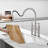 Pull Down Bridge Faucet with 2 Handles-113388136