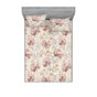 Eggshell/Pale Ruby Floral