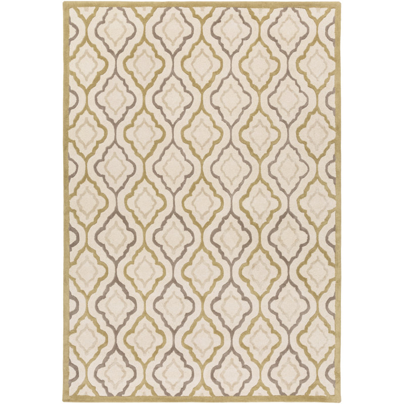 Modern Classics Wool Geometric Indoor Rug, Rectangle 9' x 13'