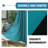 100% Blackout Curtains for Bedroom Short Curtains Half Window Curtains for Kitchen, Privacy Energy Saving Curtain Tiers for Bathroom Shades,Set of 2-343503159-343503158