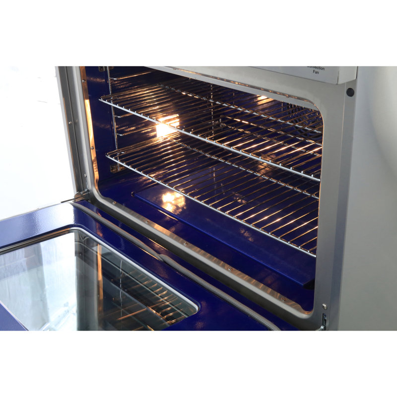 Kucht 36'' W Free Standing Range, Classic Silver, Natural Gas