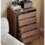 Armoire de rangement à tiroir en noyer