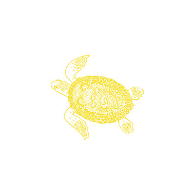 Décalcomanie murale autocollant en écaille tortue