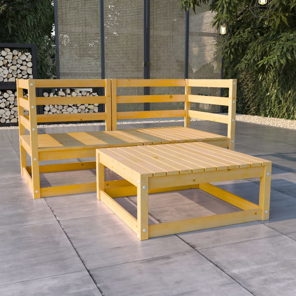 3-tlg. Gartensofa-Set Florabel