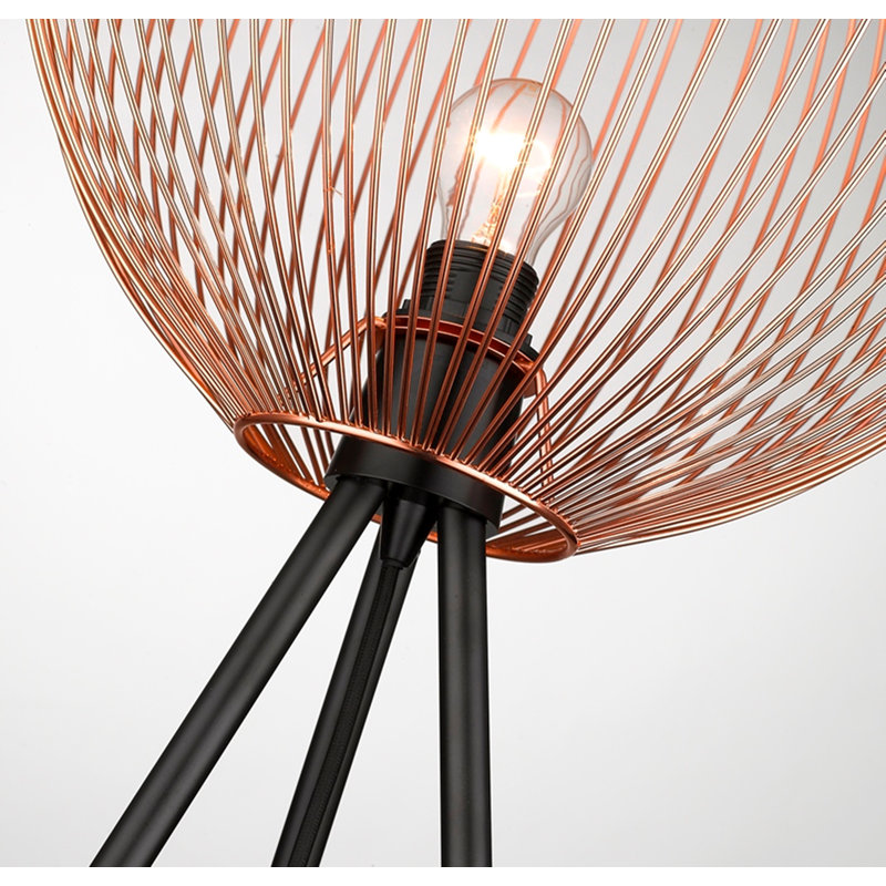 Marez 160cm Tripod Floor Lamp, Copper