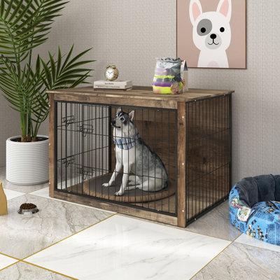 Meuble-cage pour chien