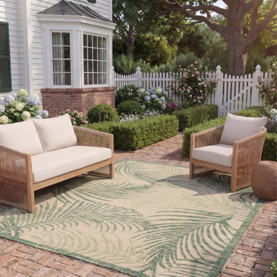 Lueck Performance Floral Indoor/Outdoor Area Rug