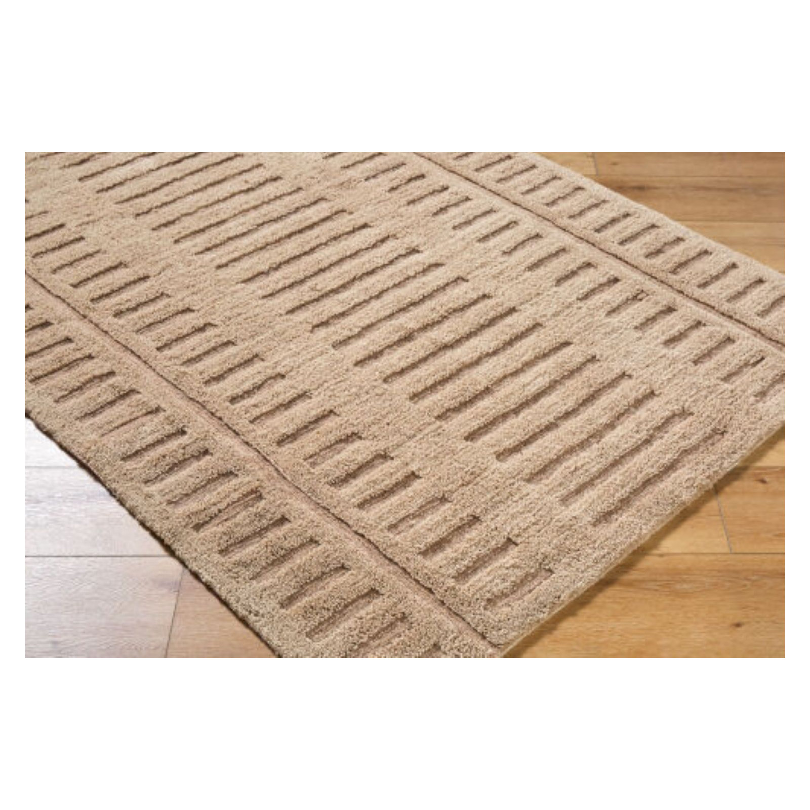 Finlea Machine Washable Hand Tufted Area Rug, Rectangle 8' x 10'