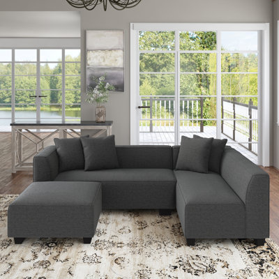 Easton Upholstered L-Shaped Sectional Right Hand Facing