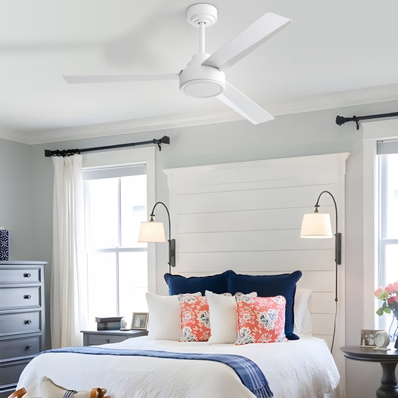 Forgan 52'' Ceiling Fan, White