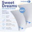 Ensemble de 2 oreillers en duvet pelucheux Continental Bedding-93101786