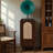 Nut-brown+Green Rectangular Solid Wood+Copper Media Players