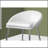 Contemporary, Modern Bar Stool, Set Of 2, Counter Height, Kitchen, Chrome Metal, White Leather Look