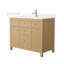 Pendry 42" Freestanding Single Bathroom Vanity with Quartz Top-978570481-978570480-1005956184