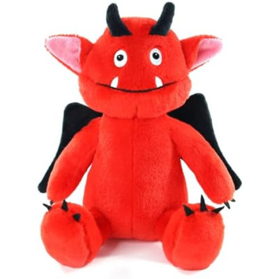 Red Monster Stuffed Animal Toy, Cute Plushies, Stuffed Bat Plush Gift For Kids, Boys, Girls, Children Birthday Christmas