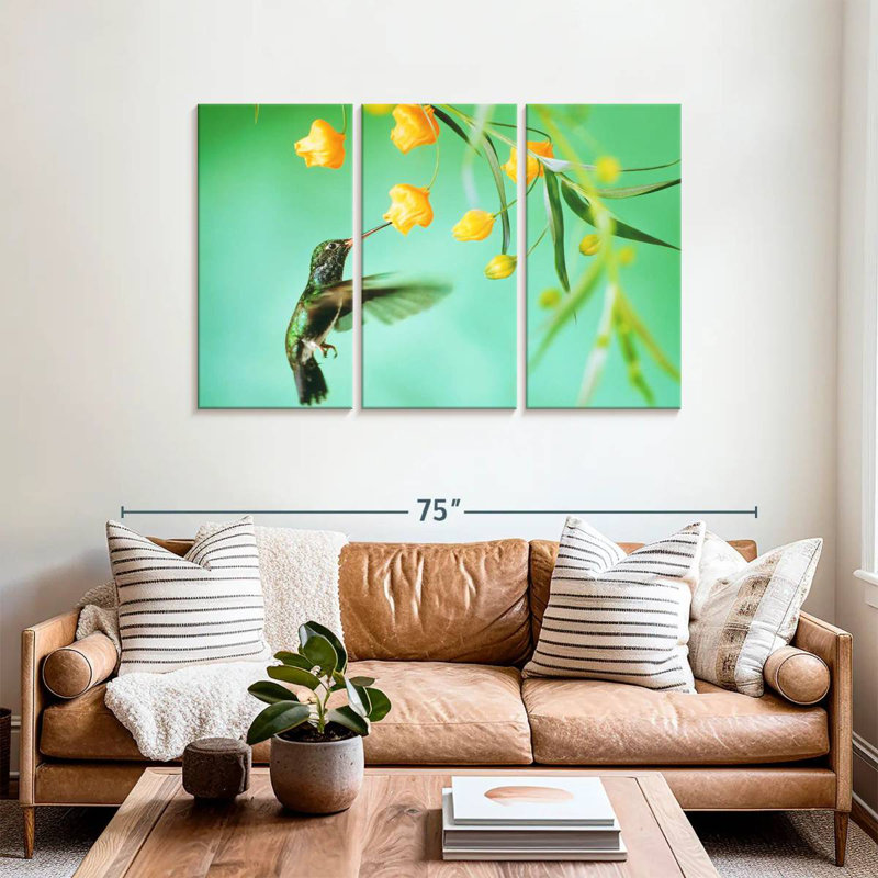 Brampt Thirsty Hummingbird, 36" H x 57" W