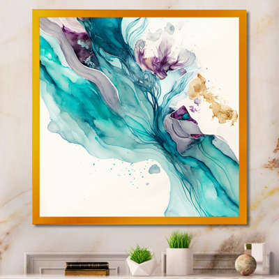 «Turquoise Waves in Paradise IV», reproduction sur toile