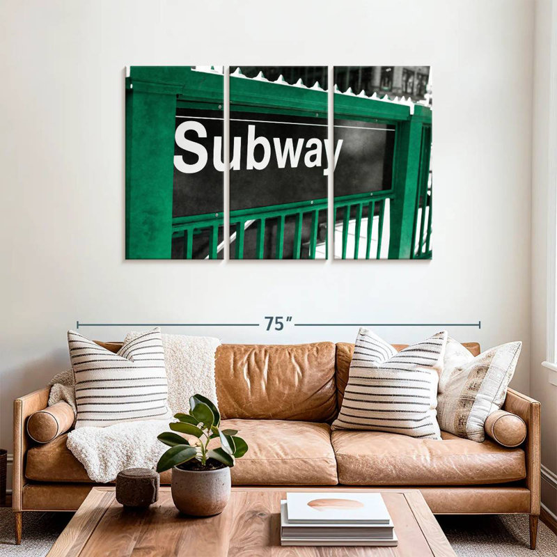 Mehar Subway Sign, 36" H x 57" W