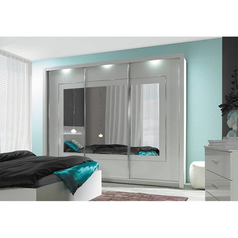 Panarea 3 Door Manufactured Wood Wardrobe