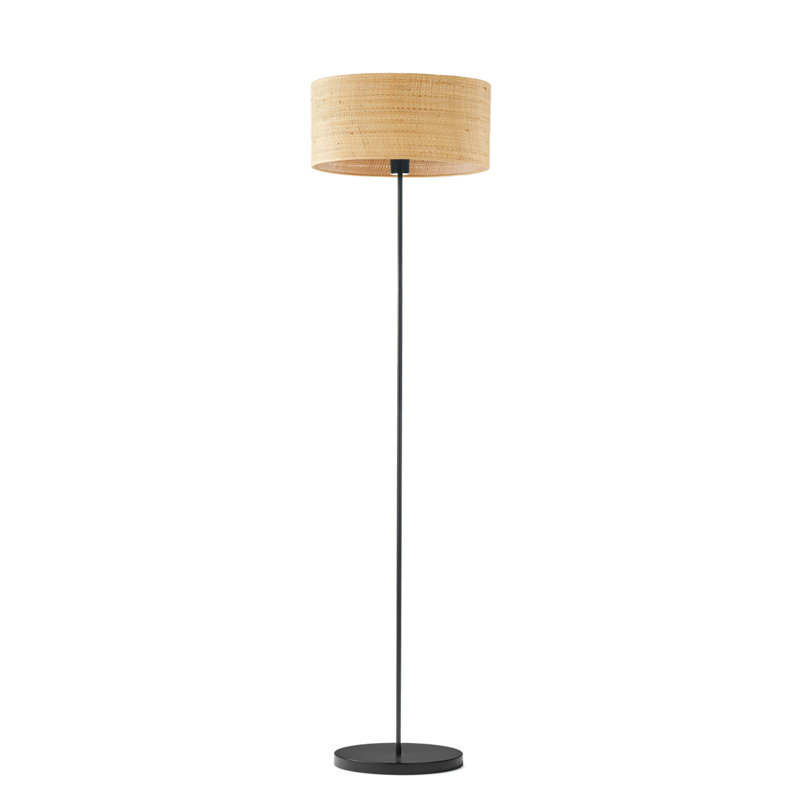 Abdulkadyr 156cm Traditional Floor Lamp, Black