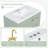 30" Bathroom Vanity With Sink, One Door With Shelf And Three Drawers, Soft Close Door-695322995-695322992