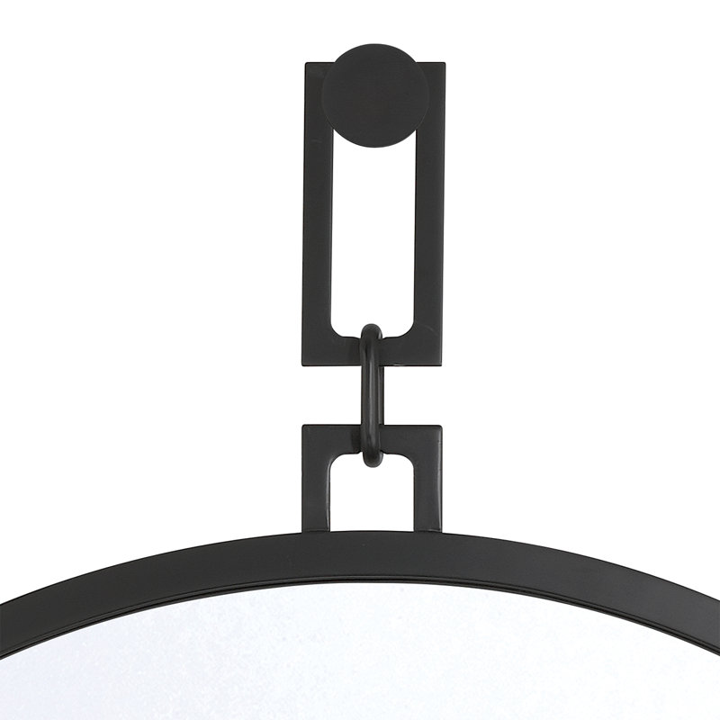 Brian Patrick Flynn Alston 40'' Matte Black Mirror