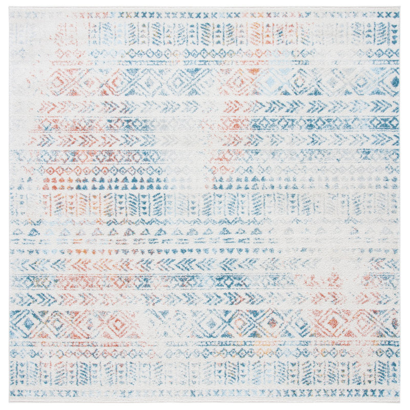 Gasaway Performance Southwestern Rug, Square 6'7"