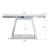 55.9" Modern Luxe Fullbody Mirror Entryway Table With Trapezoid Base – 360° Reflective Console Table, Sturdy Wooden Frame, Scratchresistant Design & Open Storage For Hallway, Living Room, Staircase