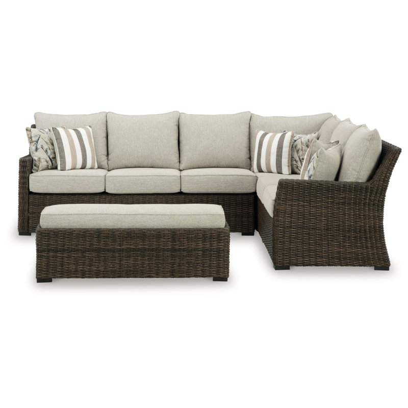 Evolo 111.5'' Outdoor Patio Sectional Set