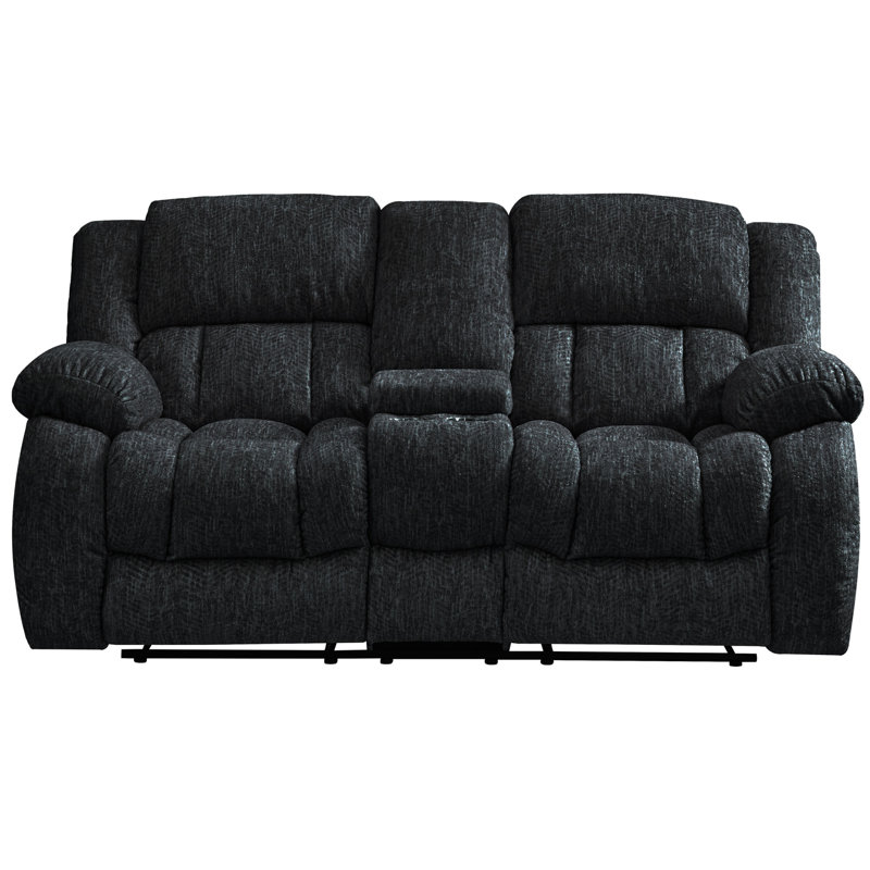 Causeuse inclinable manuelle avec rangement 77 po