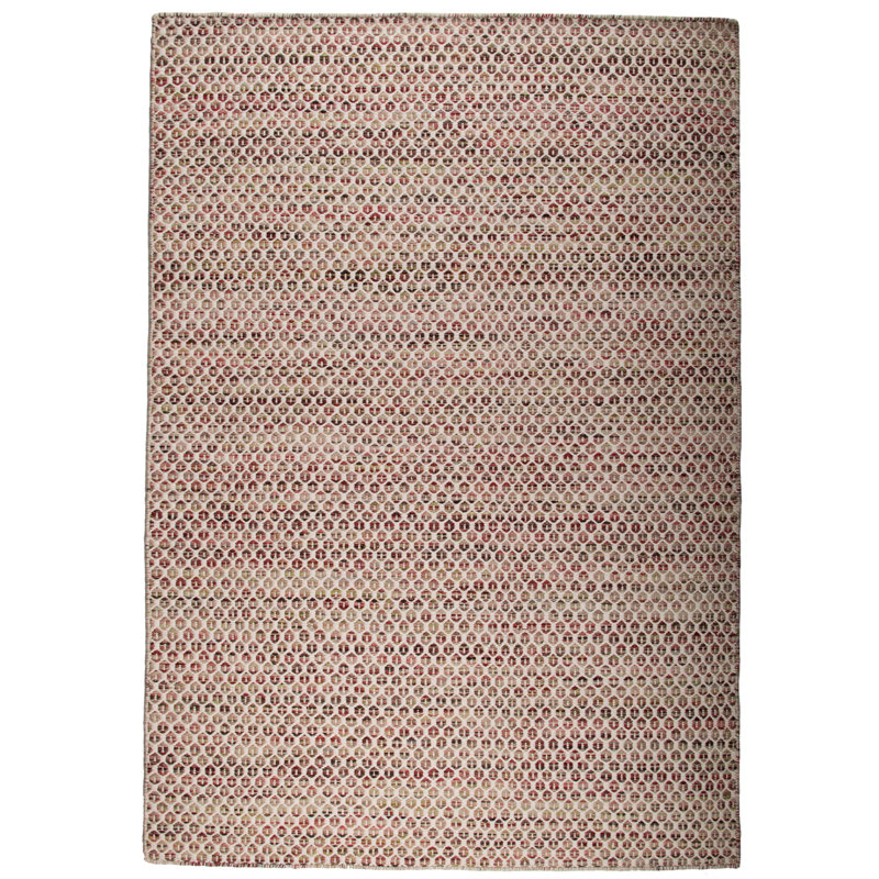 Caillo Geometric Wool Hand Woven Area Rug, Rectangle 140 x 200cm