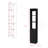 Linen Cabinet Marion, Bathroom, Black-433619364