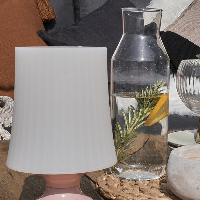Haglund 20.6cm Battery Powered Integrated LED Outdoor Table Lamp