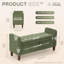 Banc de rangement rembourré en polyester pour entrée et chambre à coucher-404973692