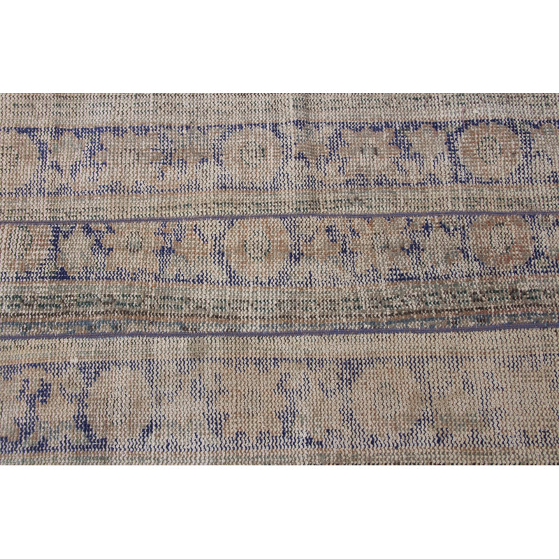 Vintage Turkish Anatolian Luxury Small Patchwork Rug Tone Made of Wool
