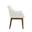 Ensemble de 2 chaises d'appoint en chenille et chêne vintage Kasha