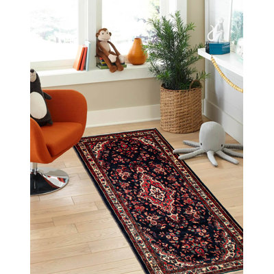 Andelz Navy Rug 3'5" x 10'0"