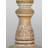 9'' H Wood Tabletop Candlestick