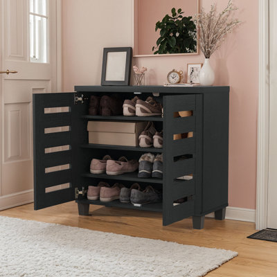 Millan 12 Pair Shoe Storage Cabinet