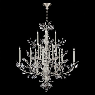 Lustre rond en cristal 57 po Laurel
