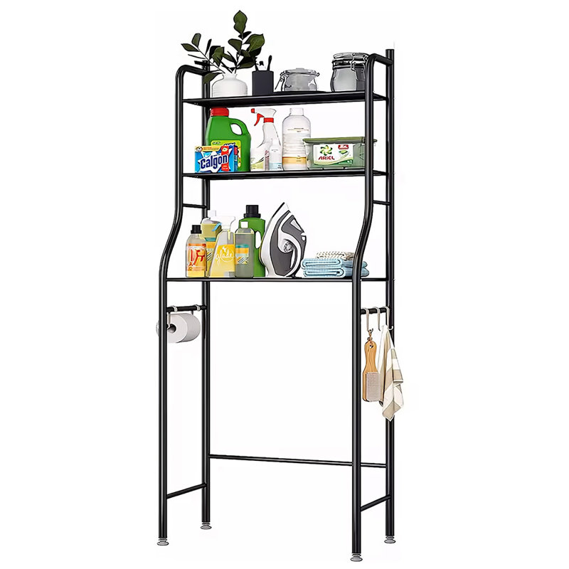 Glendale Free-Standing Over the Toilet, Black