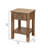 Generoso Solid Wood End Table with Storage-597421523
